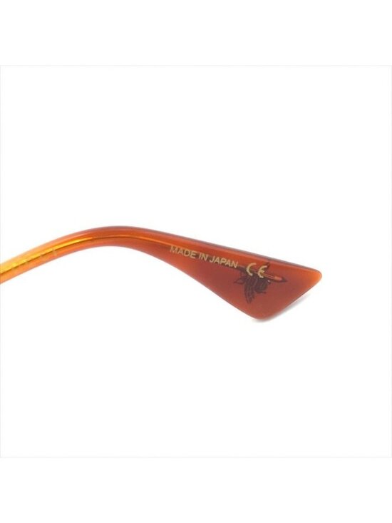 Gucci L\'aveugle Paramor Round Frame Sunglasses Eyewear Gold Black main image 8